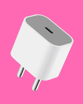 Tigerify PD 3 A Wall Charger for Mobile with Detachable Cable(White)