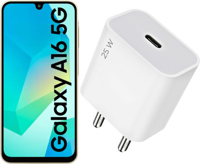 RoarX 25 W Quick Charge 3 A Wall Charger for Mobile(White, 25W Charger adapter For F23 5G)