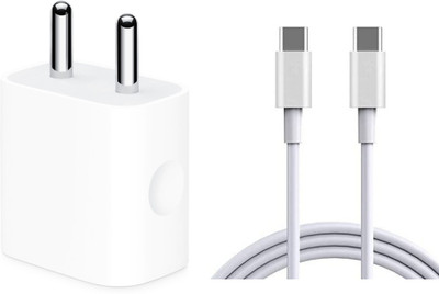 MAK 20 W Quick Charge 3 A Wall Charger for Mobile with Detachable Cable(White, Cable Included)