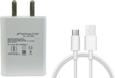 Ekon 44 W Quick Charge 4 A Mobile Charger with Detachable Cable(Vivo Y35, Y33t,Vivo Y33s,Vivo Y31,Vivo Y30,Vivo Y27,Vivo Y21,Vivo Z1x,Vivo Y56, Cable Included)