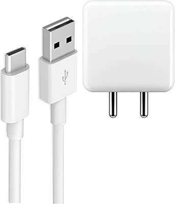 Kizzy 30 W SuperVOOC 4 A Wall Charger for Mobile with Detachable Cable(Super Fast Charging Compatible for REALME 9/narzo 50 5G/C31/NARZO 50A/C35,White, Cable Included)
