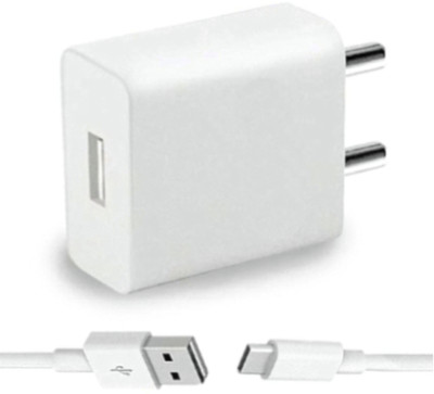 Sachdeal 18 W Adaptive Charging 2.4 A Wall Charger for Mobile with Detachable Cable(White, Cable Included)