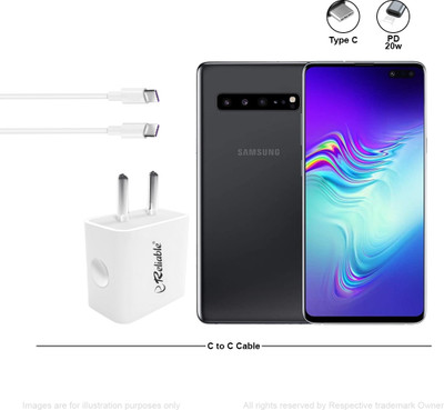 Reliable 20 W PD 3 A Wall Charger for Mobile with Detachable Cable(White, Cable Included)