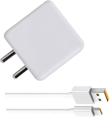 VOLTDIC 65 W SuperVOOC 7.3 A Wall Charger for Mobile with Detachable Cable(White, Cable Included)