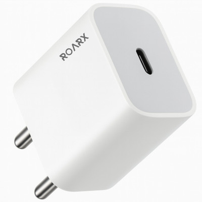 RoarX 20 W Quick Charge 3 A Wall Charger for Mobile(White)