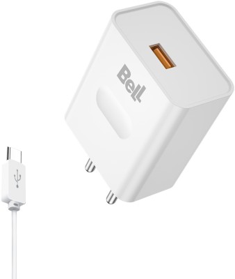 BELL 4 A Wall Charger for Mobile with Detachable Cable(White)