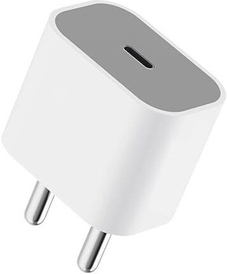 Auxiliary 20 W Supercharge 3.4 A Wall Charger for Mobile with Detachable Cable(White)