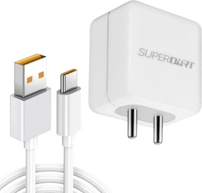 WEFIXALL 60 W 6 A Wall Charger for Mobile with Detachable Cable(White)