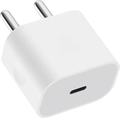 CHARG-X 20 W PD 3 A Wall Charger for Mobile with Detachable Cable(White, Cable Included)