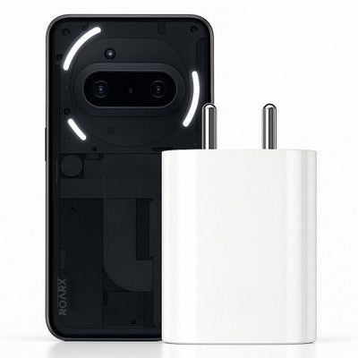 RoarX 45 W Quick Charge 3 A Wall Charger for Mobile(White)