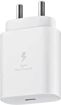 RoarX 25 W Adaptive Charging 3 A Wall Charger for Mobile(White, 25W type C compatible samsung adapter 25w)