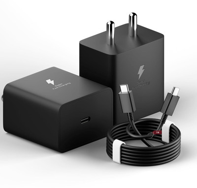 MGEdge 45 W Supercharge 8 A Wall Charger for Mobile with Detachable Cable(Original Charger for Samsung Galaxy S22 Ultra 5G, Cable Included)