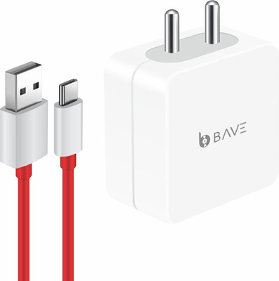 BAVE 100 W SuperVOOC Wall Charger for Mobile with Detachable Cable(White, Cable Included)