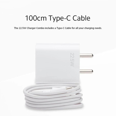 DVJ 22.5 W TurboPower 3.0 Wall Charger for Mobile with Detachable Cable(22.5W TURBO CHARGE WITH 6 AMP DATA CABLE FOR REDMI 12 5G /11X/10 Pro /11T/11i, Cable Included)