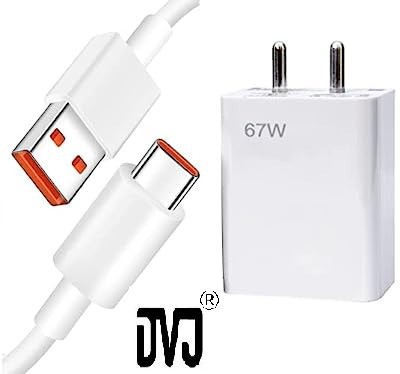 DVJ Mobile Charger with Detachable Cable(White, Cable Included)