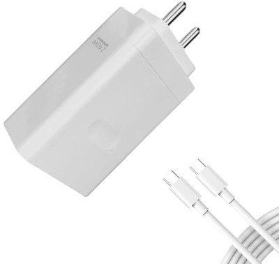 Avaxon 240 W HyperCharge 12 A Wall Charger for Mobile with Detachable Cable(Super-Fast Charger Compatible for realme Narzo GT6T | 14Pro | 13Pro | 12Pro, White, Cable Included)