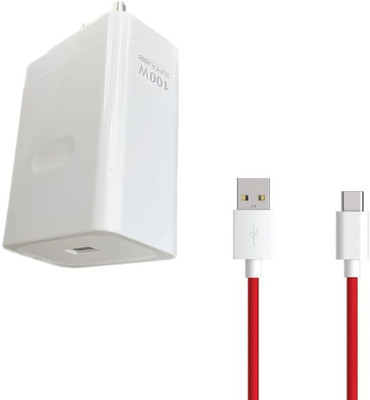 Avaxon 100 W SuperVOOC 9 A Wall Charger for Mobile with Detachable Cable(Compatible with One Plus 12, 12R 5G, 11, 11R, 10 Pro, 10R, 10T, Cable Included)