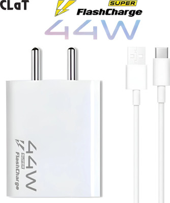 Hopex 44 W Adaptive Charging 6 A Wall Charger for Mobile with Detachable Cable(White, Cable Included)