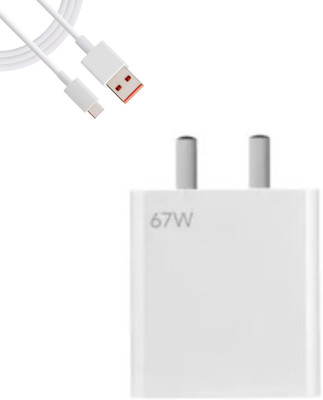Avaxon 67 W SonicCharge 6 A Wall Charger for Mobile with Detachable Cable(Compatible for Redmi |MI 13C| Note13 pro | Note12Pro | Note12|Note13pro, White, Cable Included)