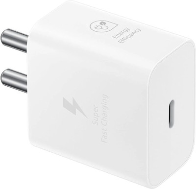 Sulania 25 W PD 3 A Wall Charger for Mobile(White)