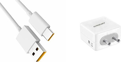 WEFIXALL 6 A Wall Charger for Mobile with Detachable Cable(White)