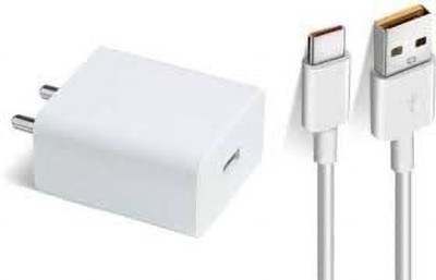 Kizzy 67 W Supercharge 6 A Wall Charger for Mobile with Detachable Cable(White, Cable Included)