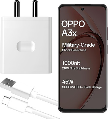 Boom 85 W SuperVOOC 6 A Wall Charger for Mobile with Detachable Cable(White , Red cable, Cable Included)