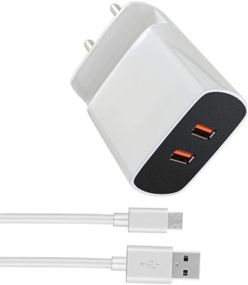 TAYLCON 18 W Quick Charge 3.4 A Mobile Charger with Detachable Cable(White, Cable Included)