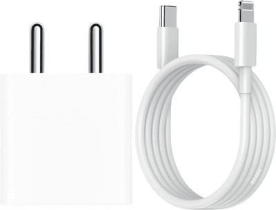 RoarX 20 W PD 3 A Wall Charger for Mobile with Detachable Cable(White)