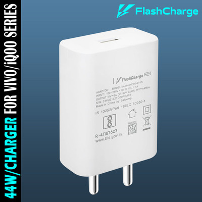 Kizzy 44 W Quick Charge 4 A Wall Charger for Mobile(White)