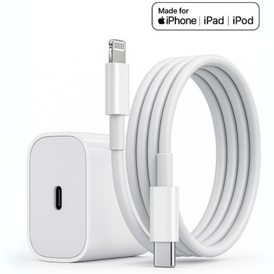RoarX 20 W Quick Charge 3 A Wall Charger for Mobile with Detachable Cable(White)