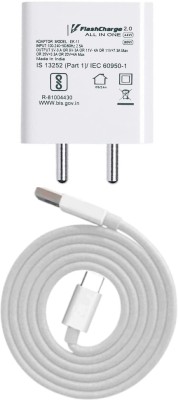 Ekon 80 W SuperVOOC 6 A Mobile Charger with Detachable Cable(White, Cable Included)