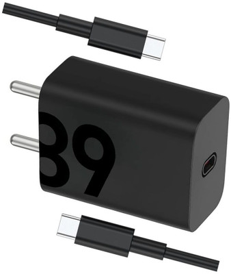 AVEVOUR ORIGINAL 68 W TurboPower 3.0 6.5 A Wall Charger for Mobile with Detachable Cable(Black, Cable Included)