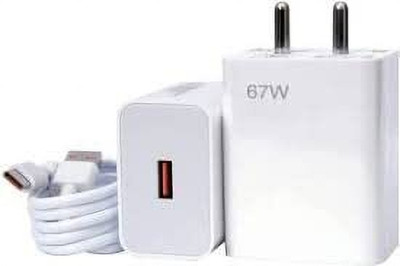 The Black Store 67 W Quick Charge Wall Charger for Mobile(White)