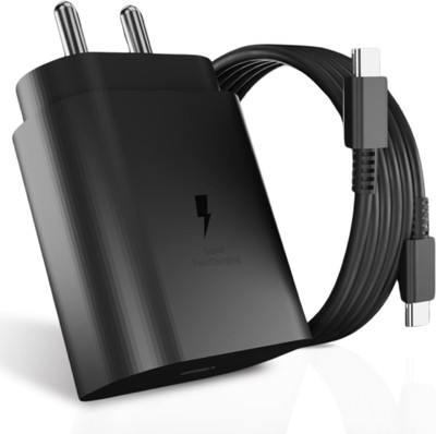 RVAT 25 W Quick Charge 3.1 A Wall Charger for Mobile(Black, Cable Included)