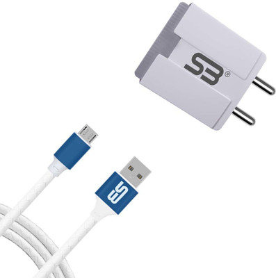shopbucket 12 W 3.4 A Wall Charger for Mobile with Detachable Cable(White, Cable Included)