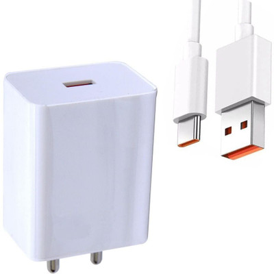 Avaxon 67 W SonicCharge 6 A Wall Charger for Mobile with Detachable Cable(Compatible for redmi Note 12,Poco X3 Pro, Poco X4 Pro 5G, Poco M4 Pro, White, Cable Included)