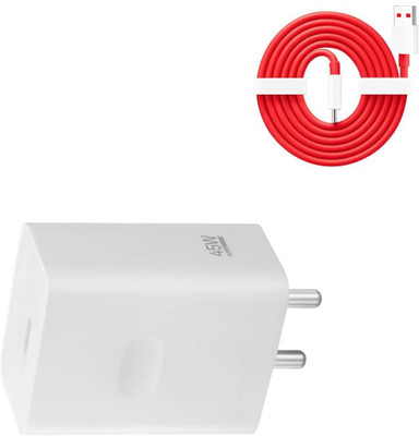 digie 45 W SuperVOOC 5 A Wall Charger for Mobile with Detachable Cable(White, Cable Included)