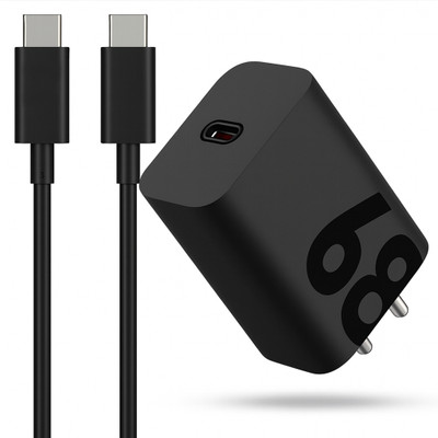 SB 68 W TurboPower 3.0 3 A Wall Charger for Mobile with Detachable Cable(Black, Cable Included)