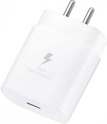 Nayra 25 W 3.6 A Wall Charger for Mobile with Detachable Cable(White, Cable Included)