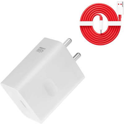 digie 45 W SuperVOOC 5 A Wall Charger for Mobile with Detachable Cable(White, Cable Included)