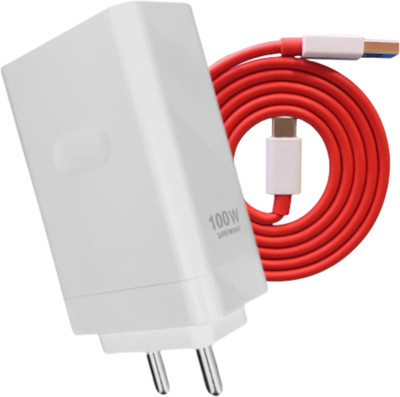 ryumux 100 W SuperVOOC 9 A Wall Charger for Mobile with Detachable Cable(White, Cable Included)
