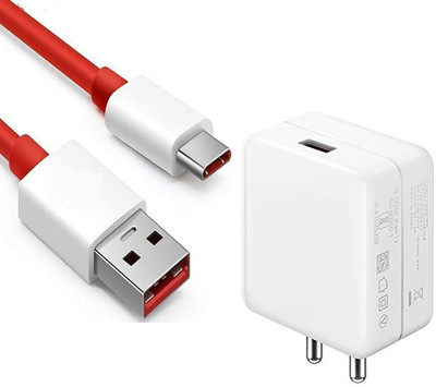 RAPIDVOLT 80 W SuperVOOC 6 A Wall Charger for Mobile with Detachable Cable(Red, Cable Included)