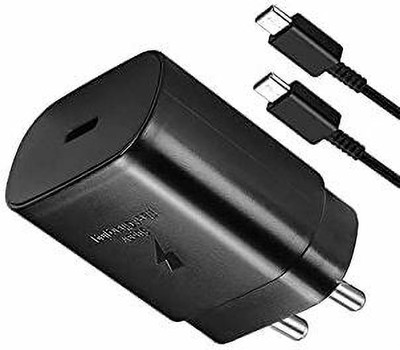 digie 25 W 3 A Wall Charger for Mobile with Detachable Cable(Black)