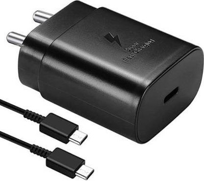WEFIXALL Supercharge 3 A Wall Charger for Mobile with Detachable Cable(Black)