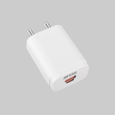 ERD 33 W VOOC 3 A Wall Charger for Mobile(White)