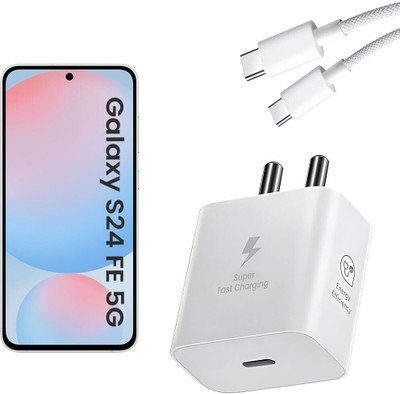 MAK 25 W Supercharge 3.1 A Wall Charger for Mobile with Detachable Cable(White, Cable Included)