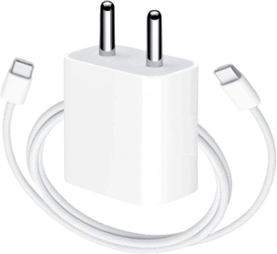 IARYZ ORIGINAL 20 W PD 2.1 A Wall Charger for Mobile with Detachable Cable(White, Cable Included)