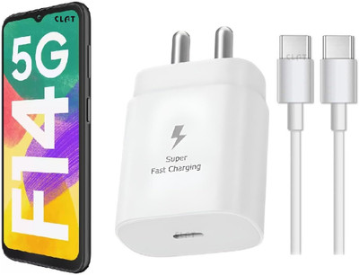 CLAT 25 W Quick Charge 5 A Wall Charger for Mobile with Detachable Cable(White, Cable Included)