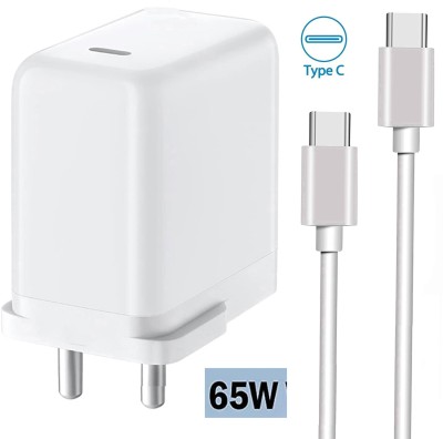 OTD 65 W PPS 6 A Mobile Charger with Detachable Cable(65 watt Superfast Charger for OnePlus Nord 2 {Supports upto 80 watt} White, Cable Included)